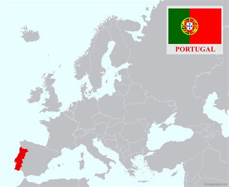 portugal in europa karte